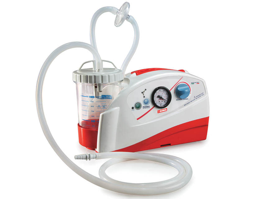 ASPIRATORE SUPERVEGA 118 A BATTERIA per ambulanza