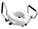 RIALZO WC con braccioli reclinabili  12,5 cm