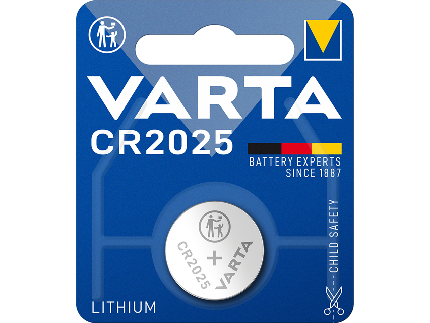 BATTERIA LITIO BOTTONE VARTA 2025