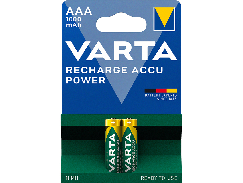 BATTERIE VARTA MINISTILO "AAA" RICARICABILE