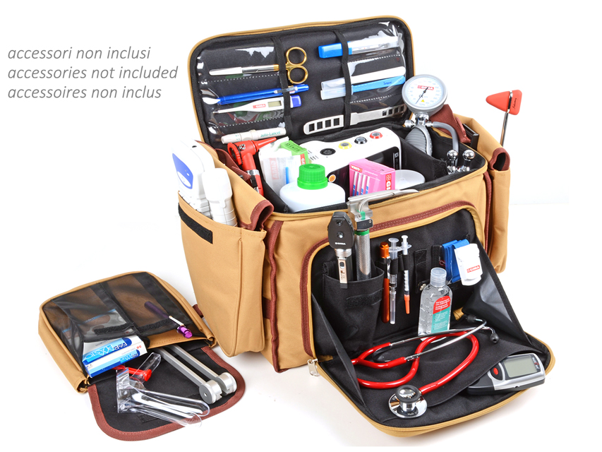 BORSA "UTILITY"  nylon  beige