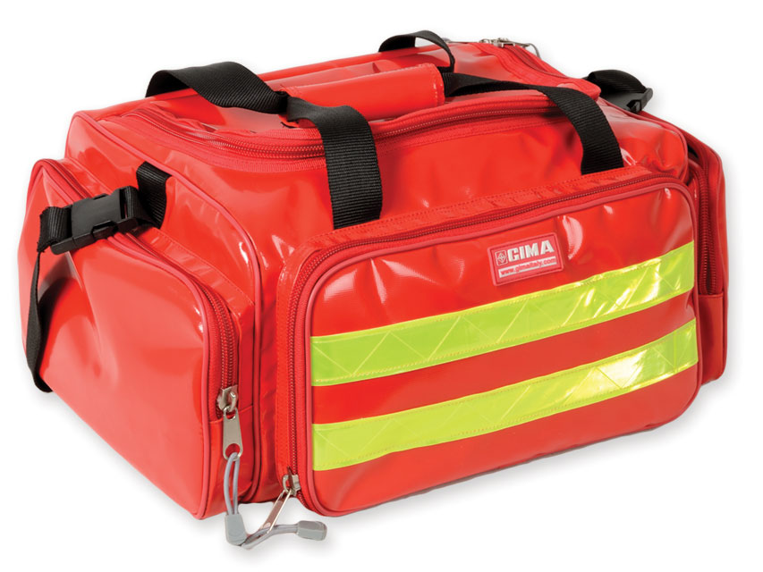BORSA EMERGENZA PVC  rossa
