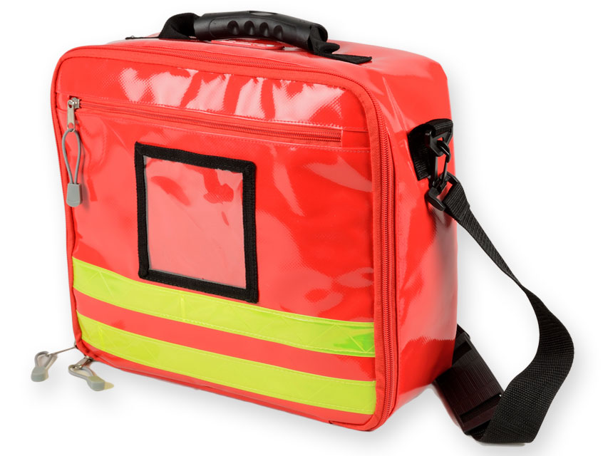 BORSA CUBO PVC  rossa