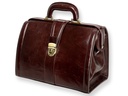 BORSA "VALIGETTA CUOIO FIORE"  cuoio  marrone