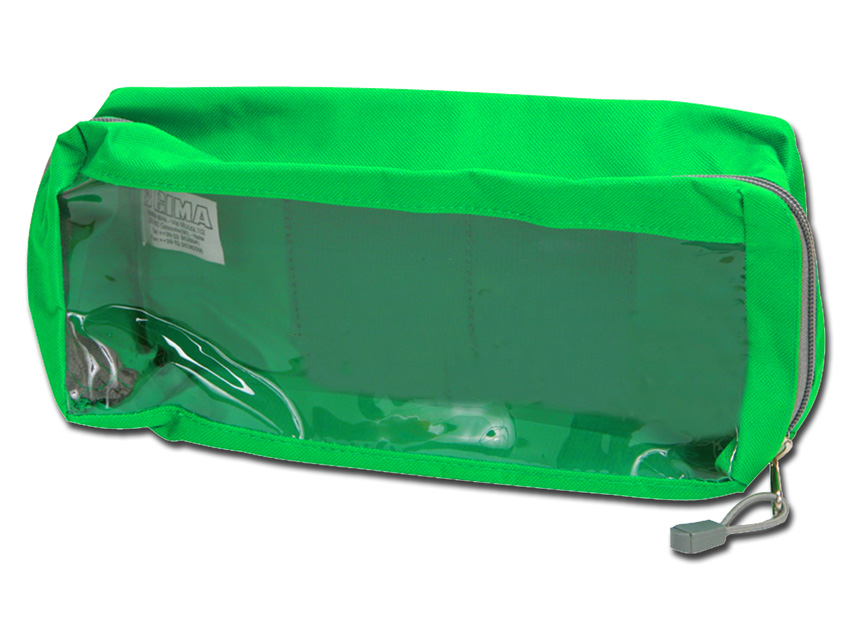 BORSETTA E2  rettangolare con finestra  verde