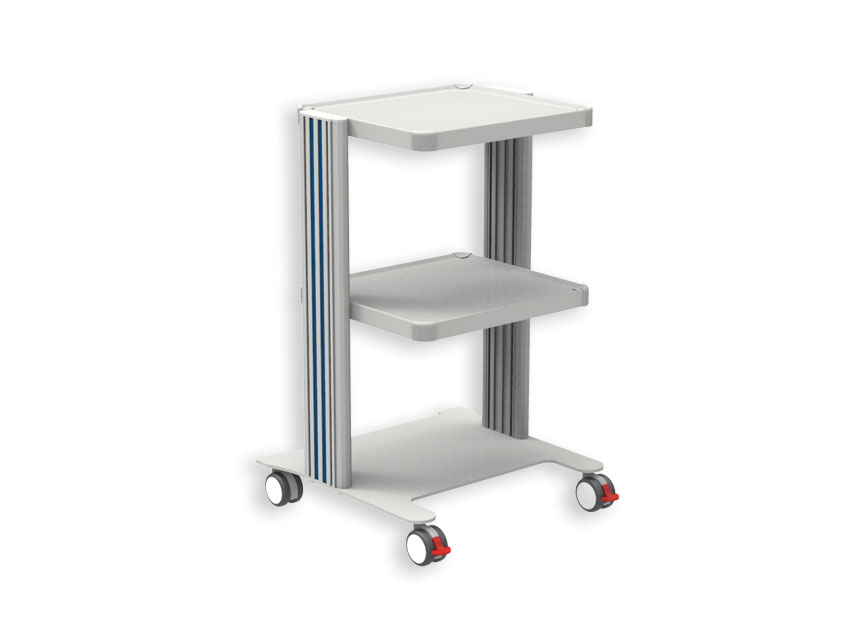 CARRELLO EASY  2 ripiani 40x36 cm + base