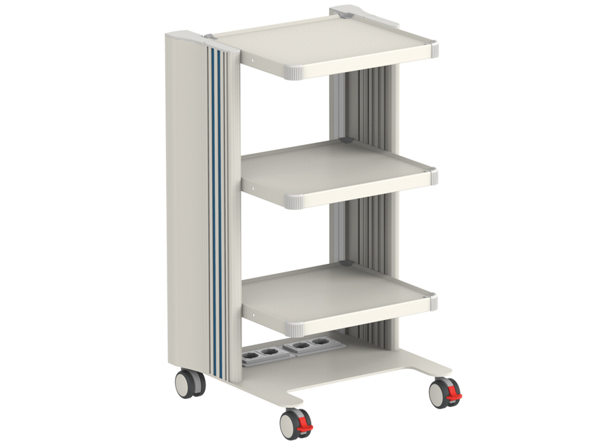 CARRELLO EASY POWER  3 ripiani 40x36 cm + base