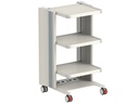 CARRELLO EASY POWER  3 ripiani 40x36 cm + base