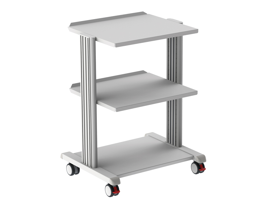 CARRELLO SMART  2 ripiani 50x42 cm + base
