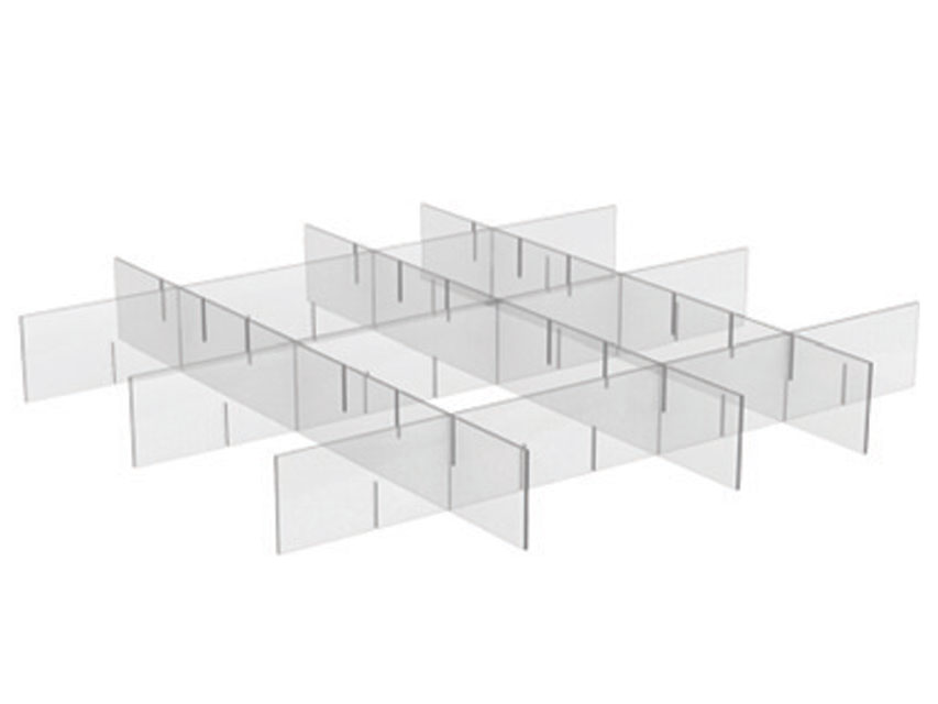 KIT PARTIZIONI CASSETTI per compact h2/h3