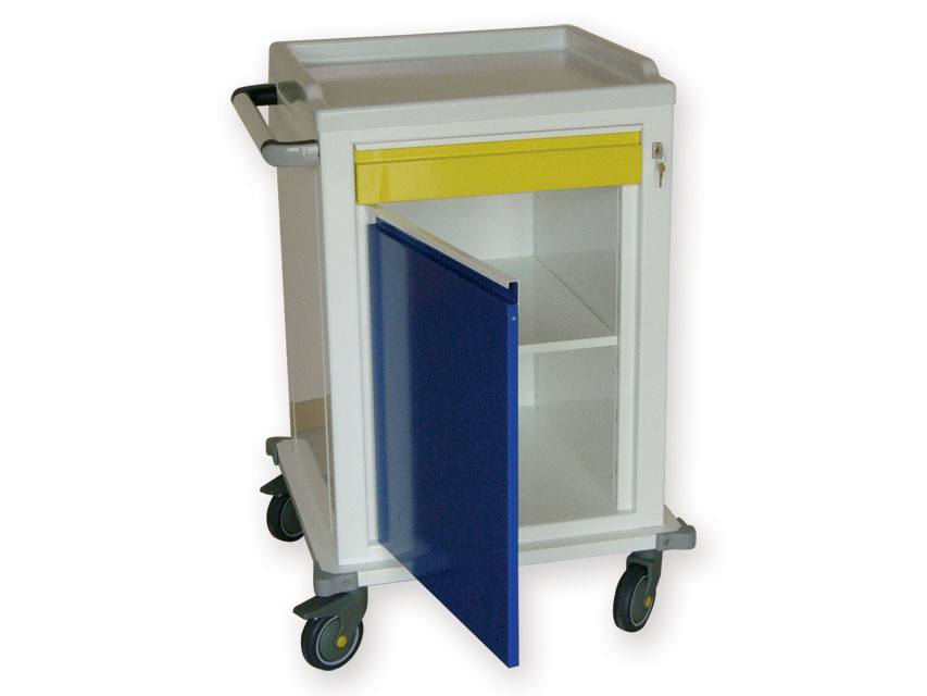 CARRELLO MODULARE verniciato  1+1 cassetti
