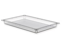 CASSETTO ISO PLASTICA TRASPARENTE 600x400x50 mm  chiuso