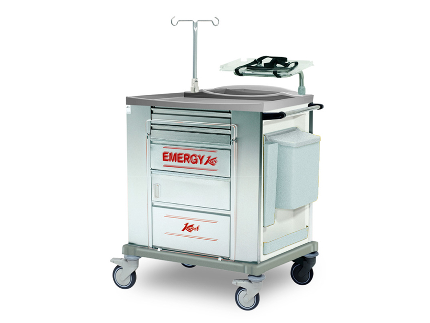 CARRELLO EMERGENZA INOX  standard
