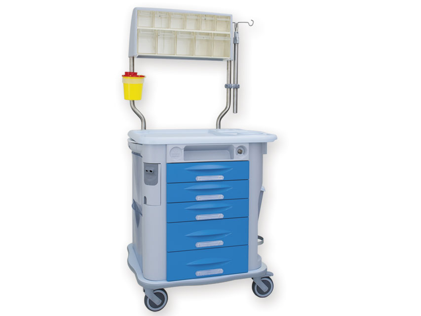 CARRELLO AURION TERAPIA  azzurro