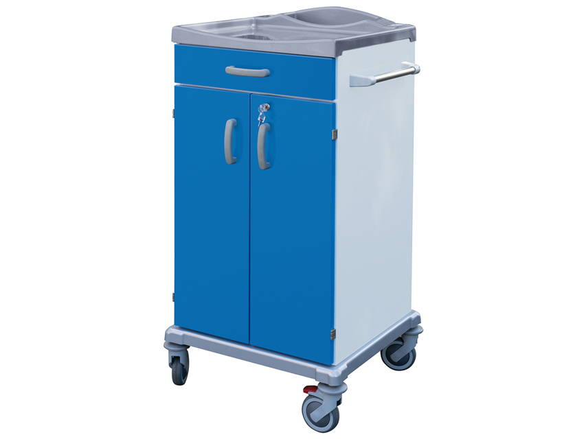 CARRELLO BIANCHERIA PULITA 2 ANTE+CASSETTO  piccolo