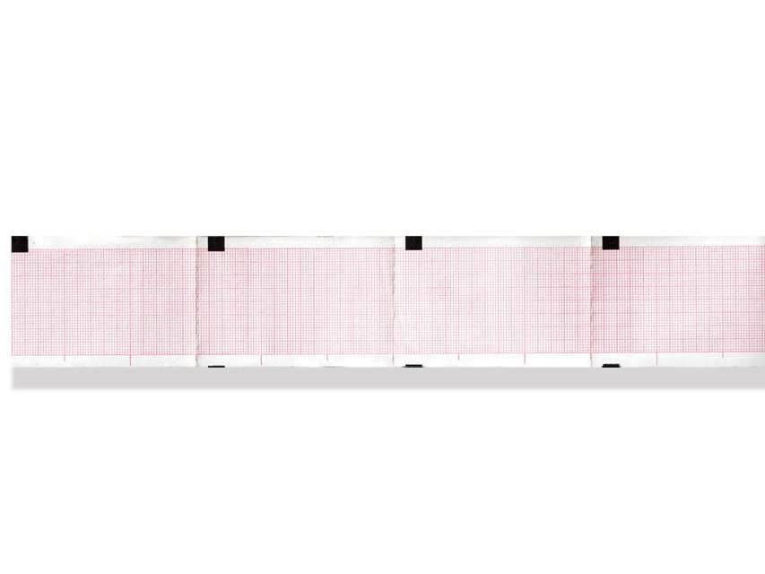 Carta termica ECG 50x75 mm x 400  pacco griglia arancio