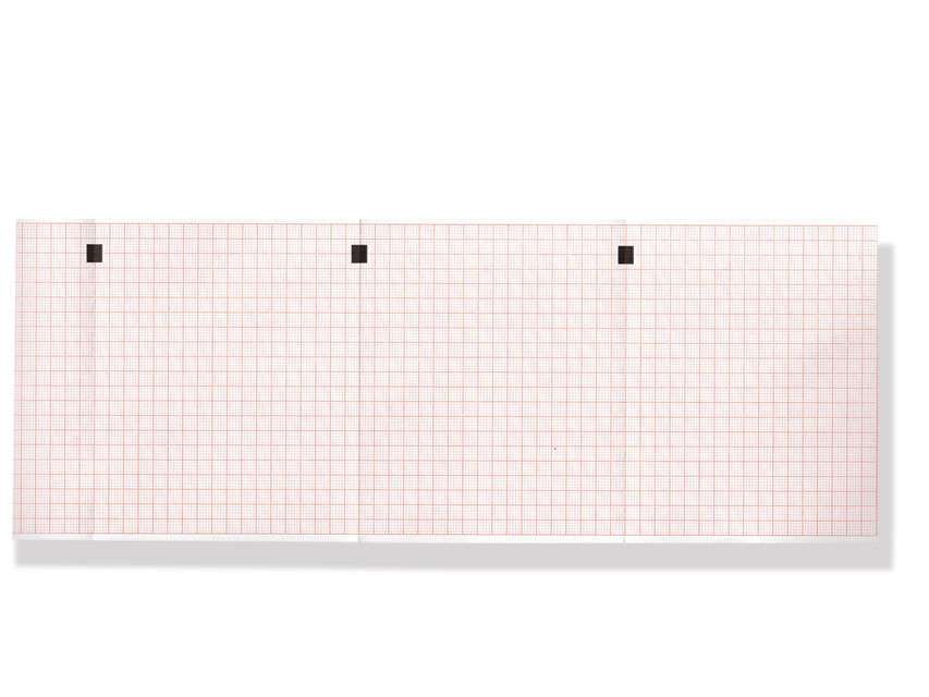 Carta termica ECG 112x90 mmxm  pacco griglia arancio