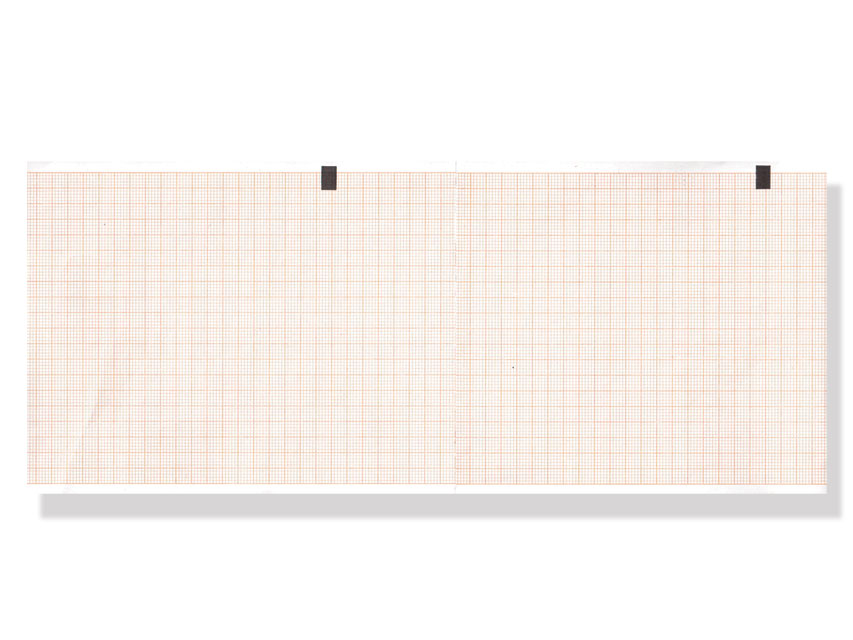 Carta termica ECG 108x140 mmxm  pacco griglia arancio