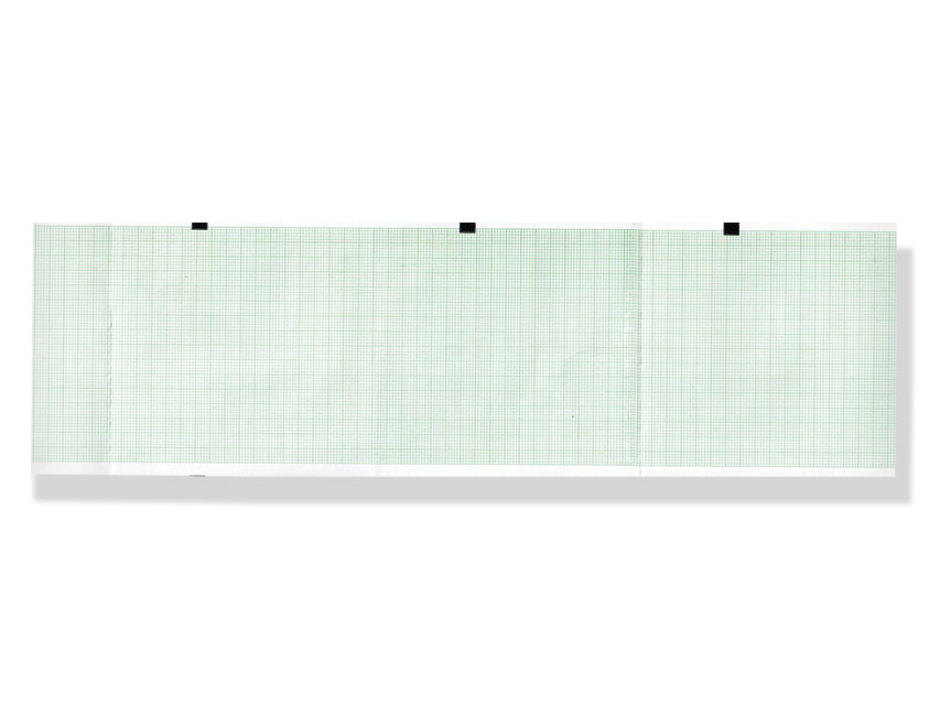 Carta termica ECG 90x90 mmxm  pacco griglia verde