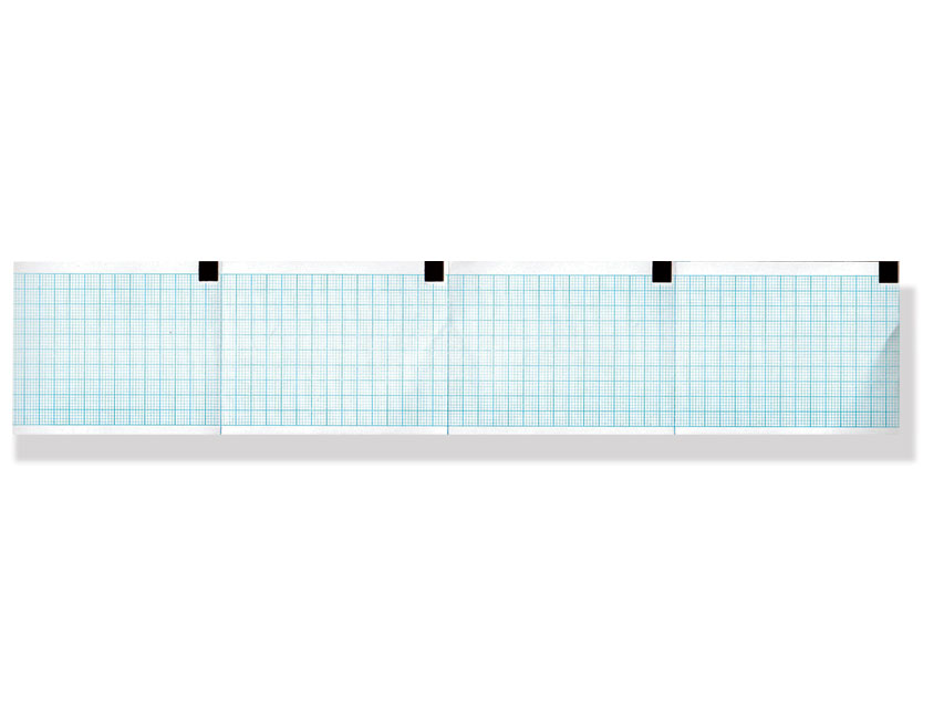 Carta termica ECG 60x75 mm x 250  pacco griglia blu