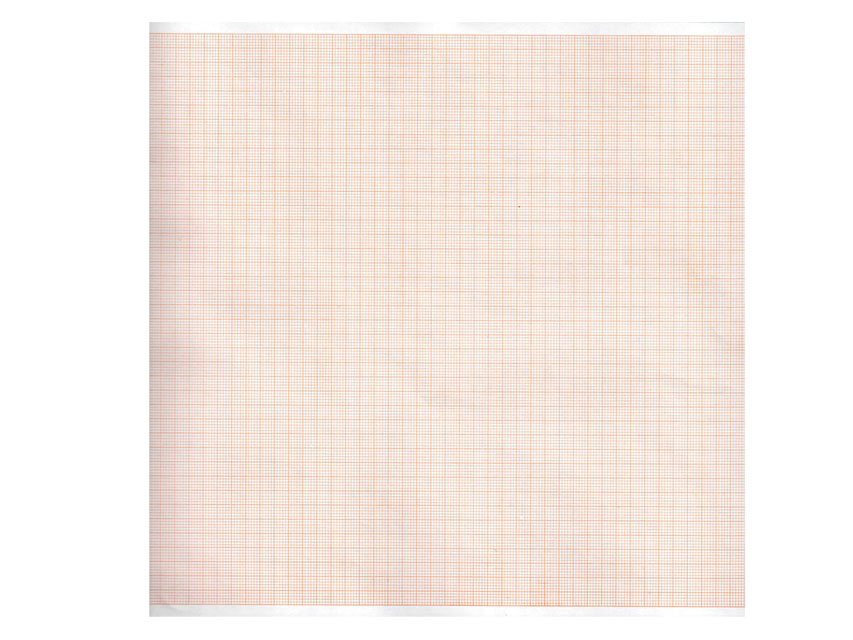 Carta termica ECG 210x30 mmxm  rotolo griglia arancio