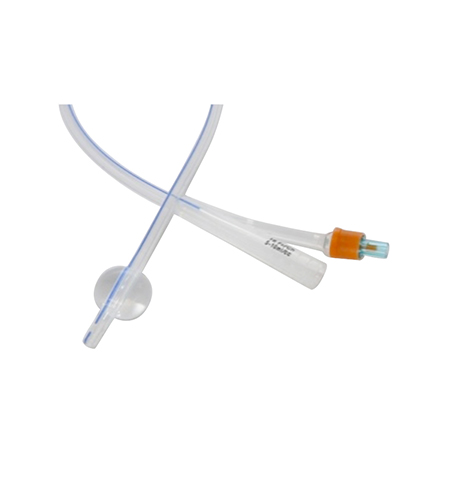 Catetere foley in silicone puro linea radiopaca a 2 vie ch 16