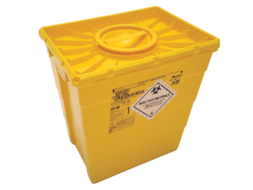 CONTENITORE RIFIUTI 30 litri  tappo doppio