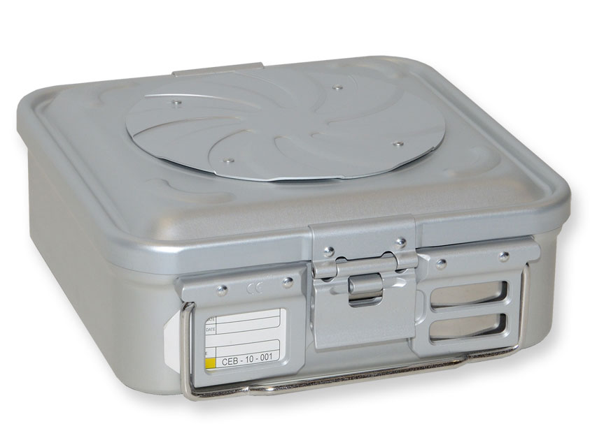 CONTAINER CON VALVOLA piccolo h100 mm  grigio