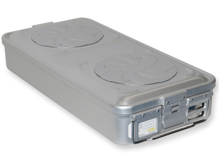 CONTAINER CON VALVOLA grande h100 mm  grigio