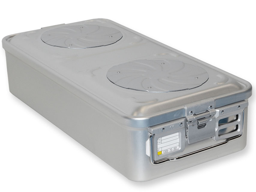 CONTAINER CON VALVOLA grande h135 mm  grigio