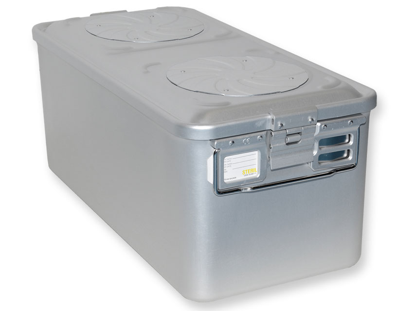 CONTAINER CON VALVOLA grande h260 mm  grigio