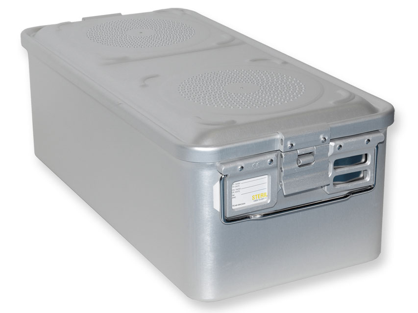 CONTAINER CON FILTRO grande h200 mm  grigio