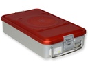 CONTAINER CON FILTRO medio h100 mm  rosso