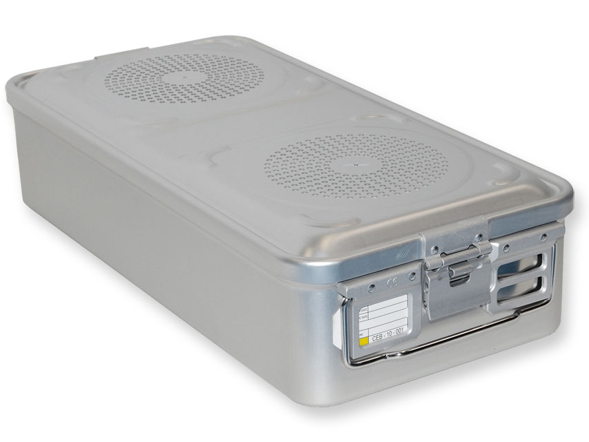 CONTAINER CON FILTRO grande h135 mm  grigio
