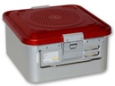 CONTAINER CON FILTRO piccolo h150 mm  rosso