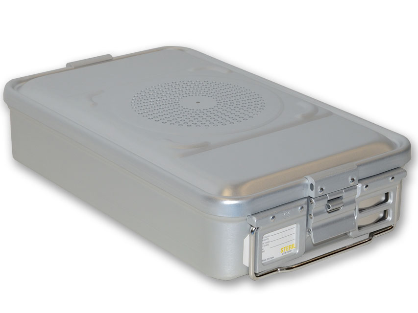 CONTAINER CON FILTRO medio h100 mm  grigio