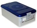 CONTAINER CON FILTRO medio h150 mm  blu forato