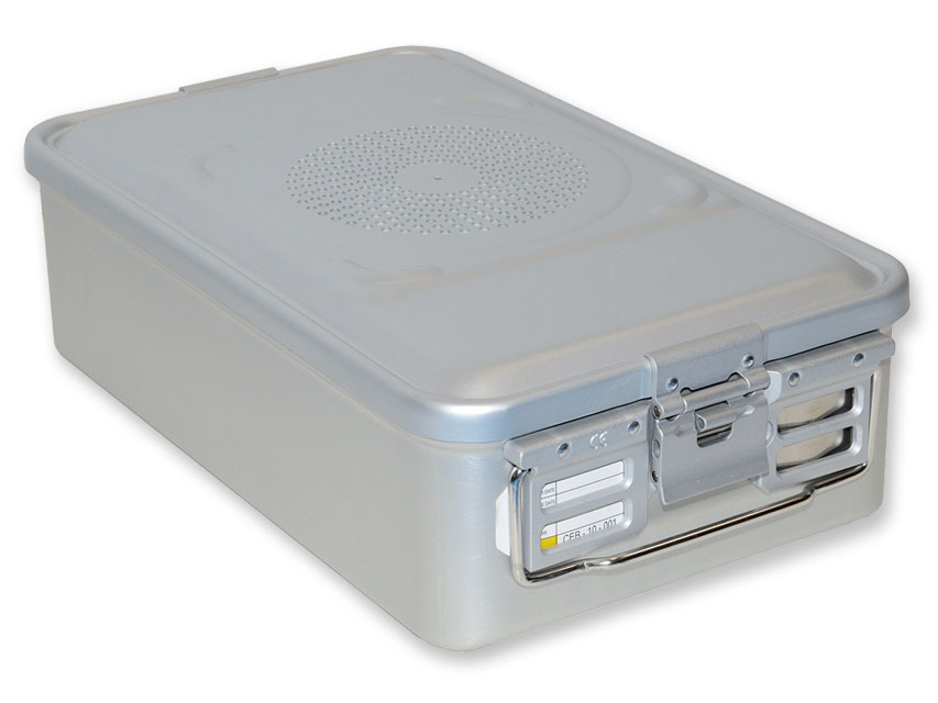CONTAINER CON FILTRO medio h135 mm  grigio