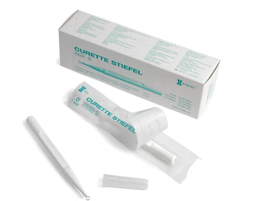 CURETTE DERMATOLOGICHE STIEFEL diametro 4 mm