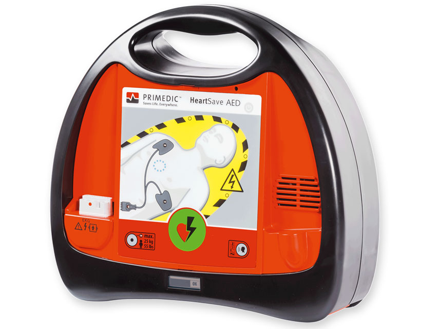 DEFIBRILLATORE con batteria al litio PRIMEDIC HEART SAVE AED - GB/ES/PT/GR