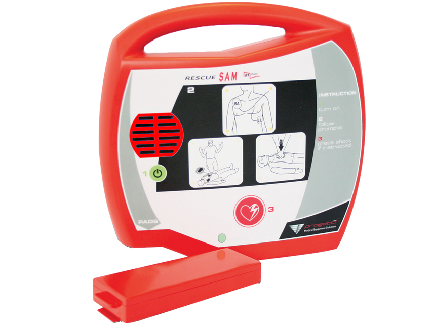 DEFIBRILLATORE AED RESCUE SAM - altre lingue