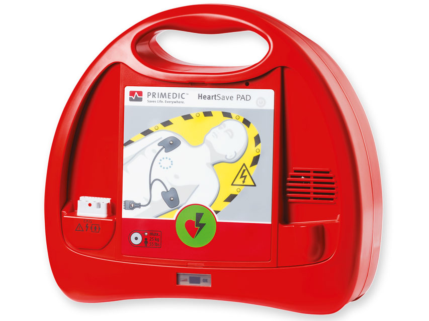 DEFIBRILLATORE con batteria al litio PRIMEDIC HEART SAVE PAD - FR