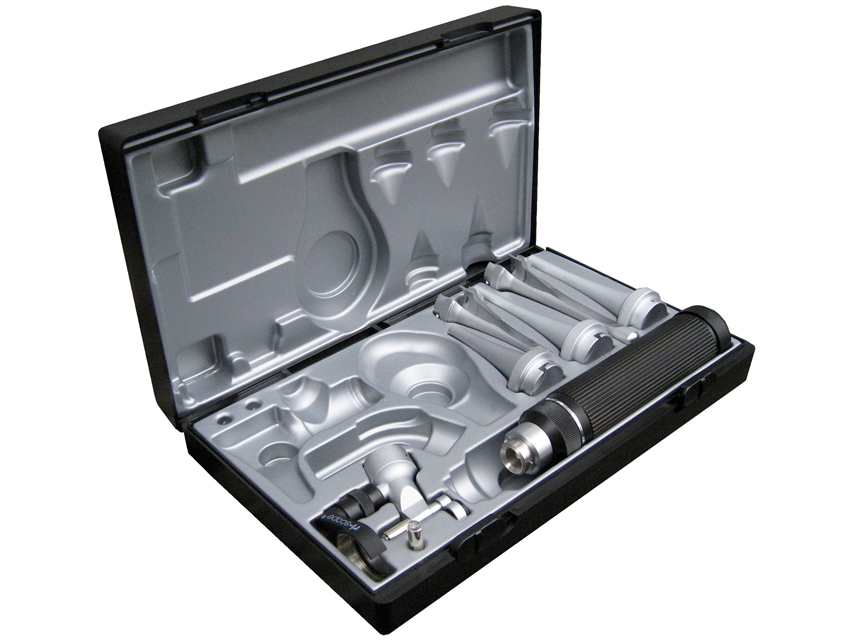 SET OTOSCOPIO VETERINARIO RIESTER HL 2,5V manico AA - 3853