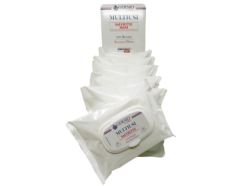 SALVIETTINE MULTIUSI PER MANI - flowpack da 20