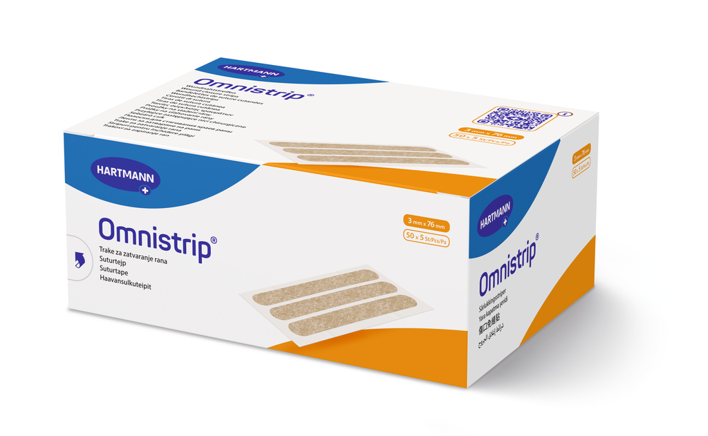 Cerotto sterile per suture Omnistrip h.3x76mm