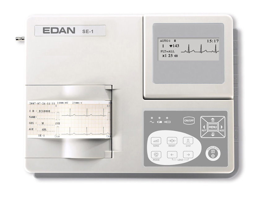 ECG EDAN SE-1 - 1 canale con monitor