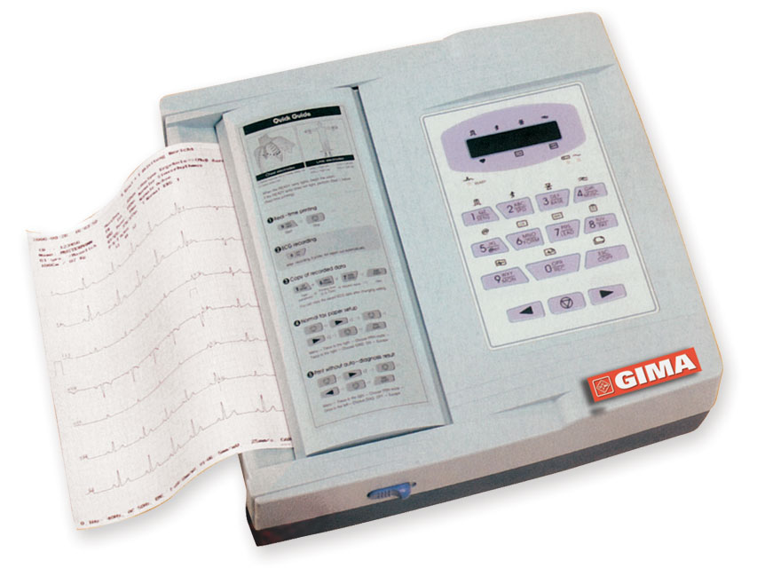 ECG CARDIOGIMA 12 - 3-6-12 canali