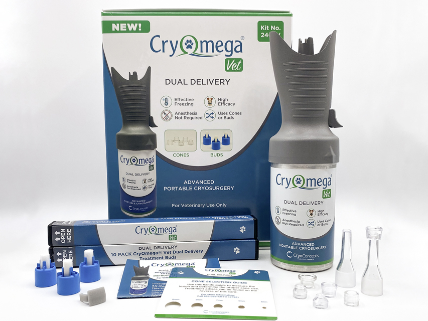 KIT CRIOCHIRURGICO CRYOMEGA VET DUAL DELIVERY