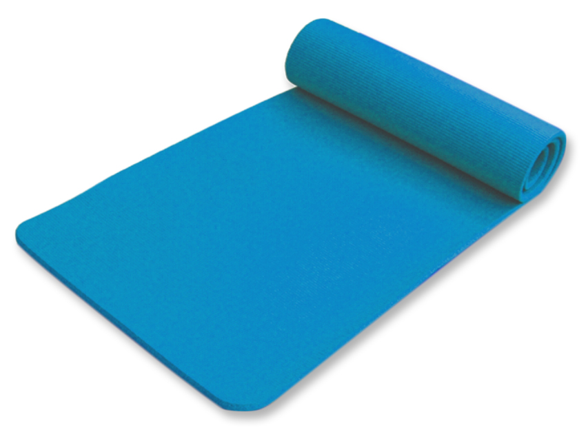 MATERASSINO 180 x 60 x h 1,6 cm - azzurro