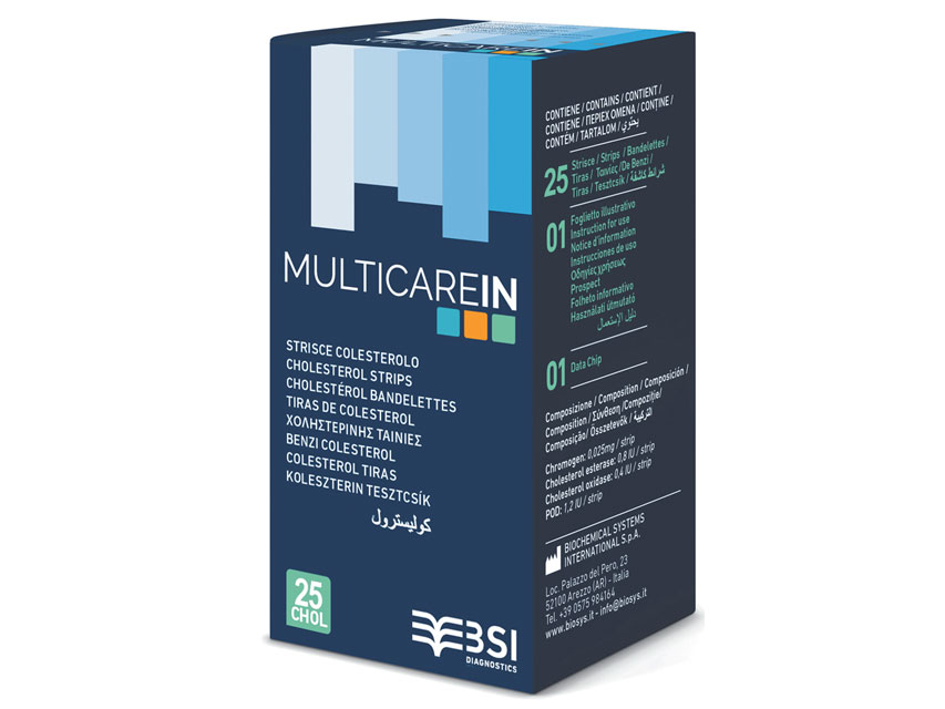 STRISCE COLESTEROLO per cod. 23965/66/67, 24147/48/49, 24150/51/52/53